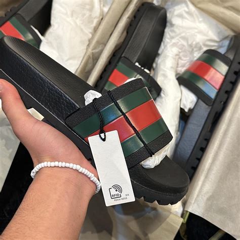 used gucci slides size 7|Gucci slides nordstrom.